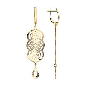 Серьги Diamant - Серебро 925 (арт. 93-121-02025-1)