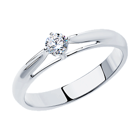 Кольцо Diamant - Серебро 925, Фианит (арт. 94-110-01381-1)