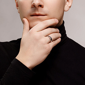 Кольцо Diamant - Серебро 925, Эмаль (арт. 94-112-00717-1)