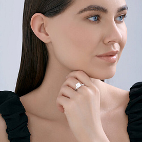 Кольцо SOKOLOV - Серебро 925, Фианит (арт. 94014650)