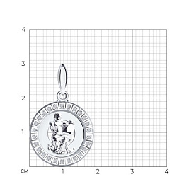 Подвеска SOKOLOV - Серебро 925, Фианит (арт. 94031393)