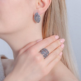 Кольцо Красная пресня - Серебро 925 (арт. 23011336)