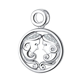 Подвеска Talant - Серебро 925, Фианит (арт. 55-72-0001-27878)