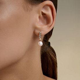 Серьги SOKOLOV - Золото 585, Жемчуг культивированный (арт. 792474)