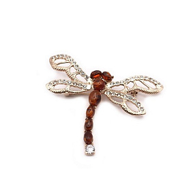 Брошь Янтарная волна - Серебро 925, Янтарь (арт. 825030к)