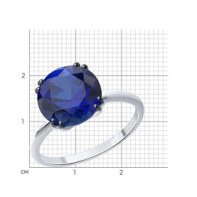 Кольцо SOKOLOV - Серебро 925, Синтетический ситалл (арт. 92012139)