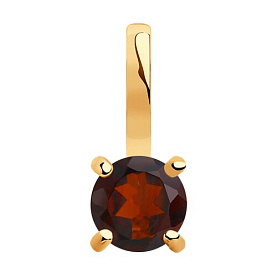 Подвеска SOKOLOV - Золото 375, Гранат (арт. 37732171)