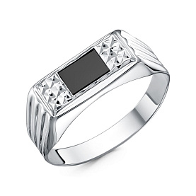 Кольцо Иллада - Серебро 925, Фианит (арт. с040171-1)