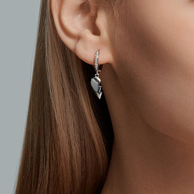 Серьги SOKOLOV - Серебро 925, Фианит (арт. 94026200)