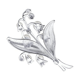 Брошь SOKOLOV - Серебро 925, Жемчуг имитация, Эмаль (арт. 94040223)