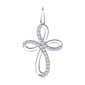 Подвеска Diamant - Серебро 925, Фианит (арт. 94-130-01317-1)