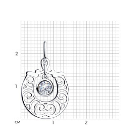 Подвеска SOKOLOV - Серебро 925, Фианит (арт. 94032782)