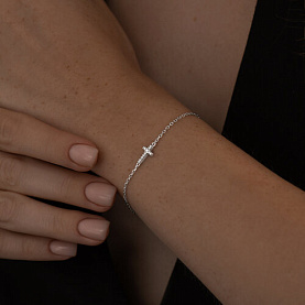 Браслет SOKOLOV - Серебро 925, Фианит (арт. 94050971)