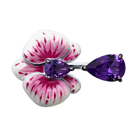 Кольцо SOKOLOV - Серебро 925, Синтетический ситалл , Эмаль (арт. 92014487)