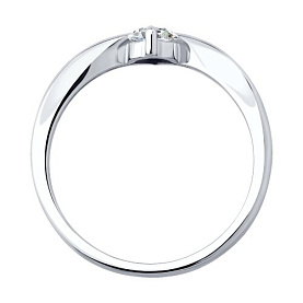Кольцо SOKOLOV - Серебро 925, Фианит (арт. 94014405)