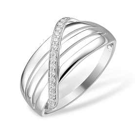 Кольцо EFREMOV - Серебро 925, Фианит (арт. 10100113402-501)