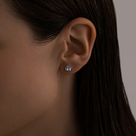 Серьги SOKOLOV - Серебро 925, Танзанит (арт. 92025267)