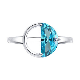 Кольцо SOKOLOV - Серебро 925, Фианит (арт. 94015033)