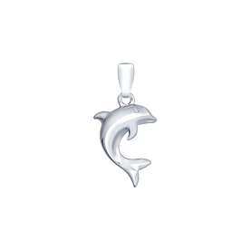 Подвеска SOKOLOV - Серебро 925, Фианит (арт. 94030180)