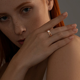 Кольцо SOKOLOV - Серебро 925, Фианит (арт. 93011011)