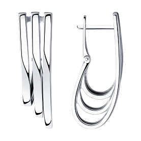 Серьги Diamant - Серебро 925 (арт. 94-120-00590-1)