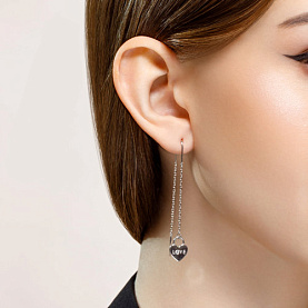 Серьги SOKOLOV - Серебро 925, Фианит (арт. 94023914)