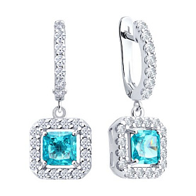 Серьги SOKOLOV - Серебро 925, Фианит (арт. 94027283)