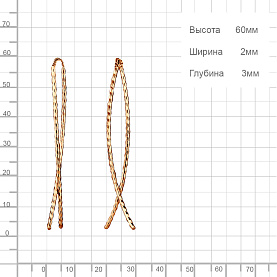 Серьги Аквамарин - Серебро 925 (арт. 31174.6)
