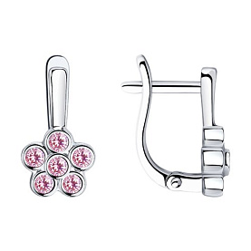 Серьги SOKOLOV - Серебро 925, Фианит (арт. 94023645)