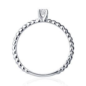 Кольцо Platinum Lab. - Платина 950, Бриллиант (арт. ПК-058-01)