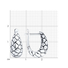 Серьги Diamant - Серебро 925 (арт. 95-120-02655-1)