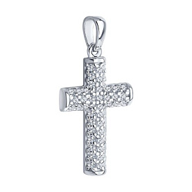 Подвеска SOKOLOV - Серебро 925, Фианит (арт. 94032566)