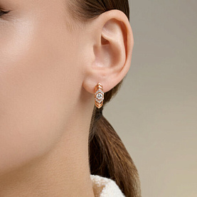 Серьги SOKOLOV - Серебро 925, Фианит (арт. 93022535)