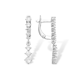 Серьги EFREMOV - Серебро 925, Фианит (арт. 12100112040-501)