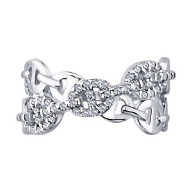 Кольцо SOKOLOV - Серебро 925, Фианит (арт. 94014987)