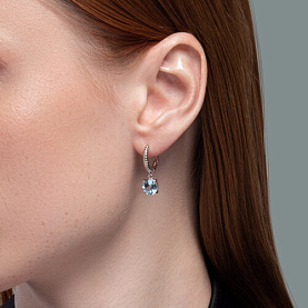 Серьги SOKOLOV - Серебро 925, Топаз (арт. 92022928)