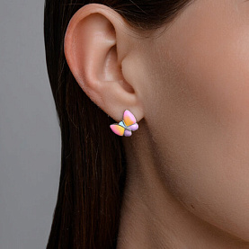 Серьги SOKOLOV - Серебро 925, Эмаль (арт. 94026858)