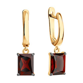 Серьги SOKOLOV - Серебро 925, Гранат (арт. 92023192)