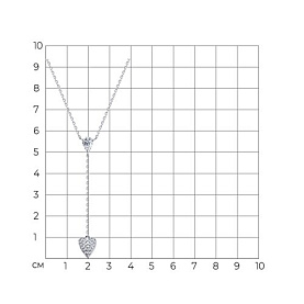 Колье SOKOLOV - Серебро 925, Фианит (арт. 94070947)