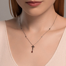 Колье SOKOLOV - Серебро 925, Фианит (арт. 94071003)