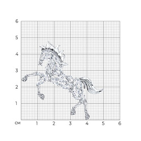 Брошь Diamant - Серебро 925, Фианит (арт. 94-140-00267-1)