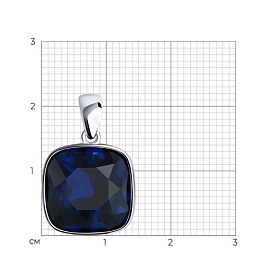 Подвеска SOKOLOV - Серебро 925, Фианит (арт. 94033252)