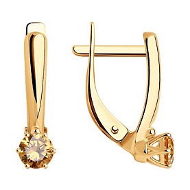 Серьги Diamant - Серебро 925, Фианит (арт. 93-120-01542-2)