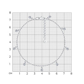Браслет SOKOLOV - Серебро 925, Фианит (арт. 94051270)