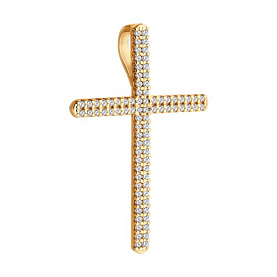 Подвеска SOKOLOV - Серебро 925, Фианит (арт. 93030219)