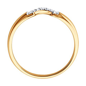 Кольцо Diamant - Золото 585, Фианит (арт. 51-110-00903-1)