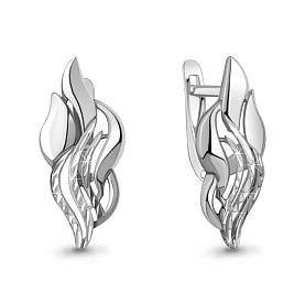 Серьги Аквамарин - Серебро 925 (арт. 33585.5)