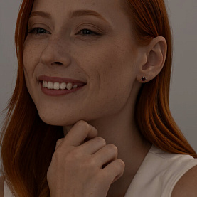 Серьги SOKOLOV - Серебро 925, Гранат (арт. 92021088)