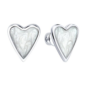 Серьги Diamant - Серебро 925, Эмаль (арт. 94-122-00089-1)
