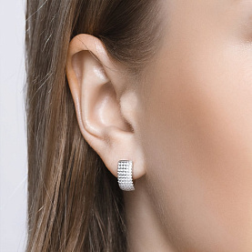 Серьги SOKOLOV - Серебро 925, Фианит (арт. 94021766)